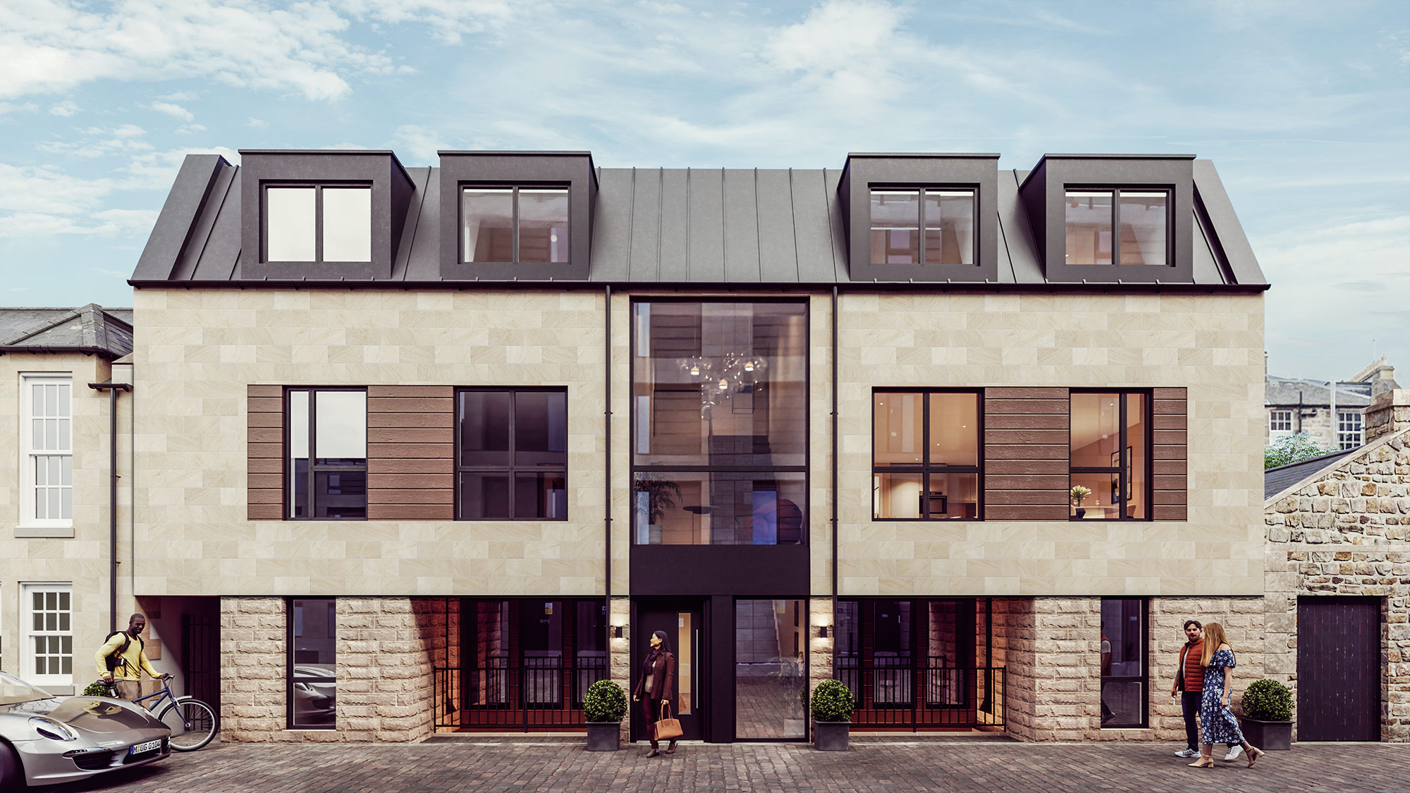 11-13 York Lane Edinburgh front elevation view