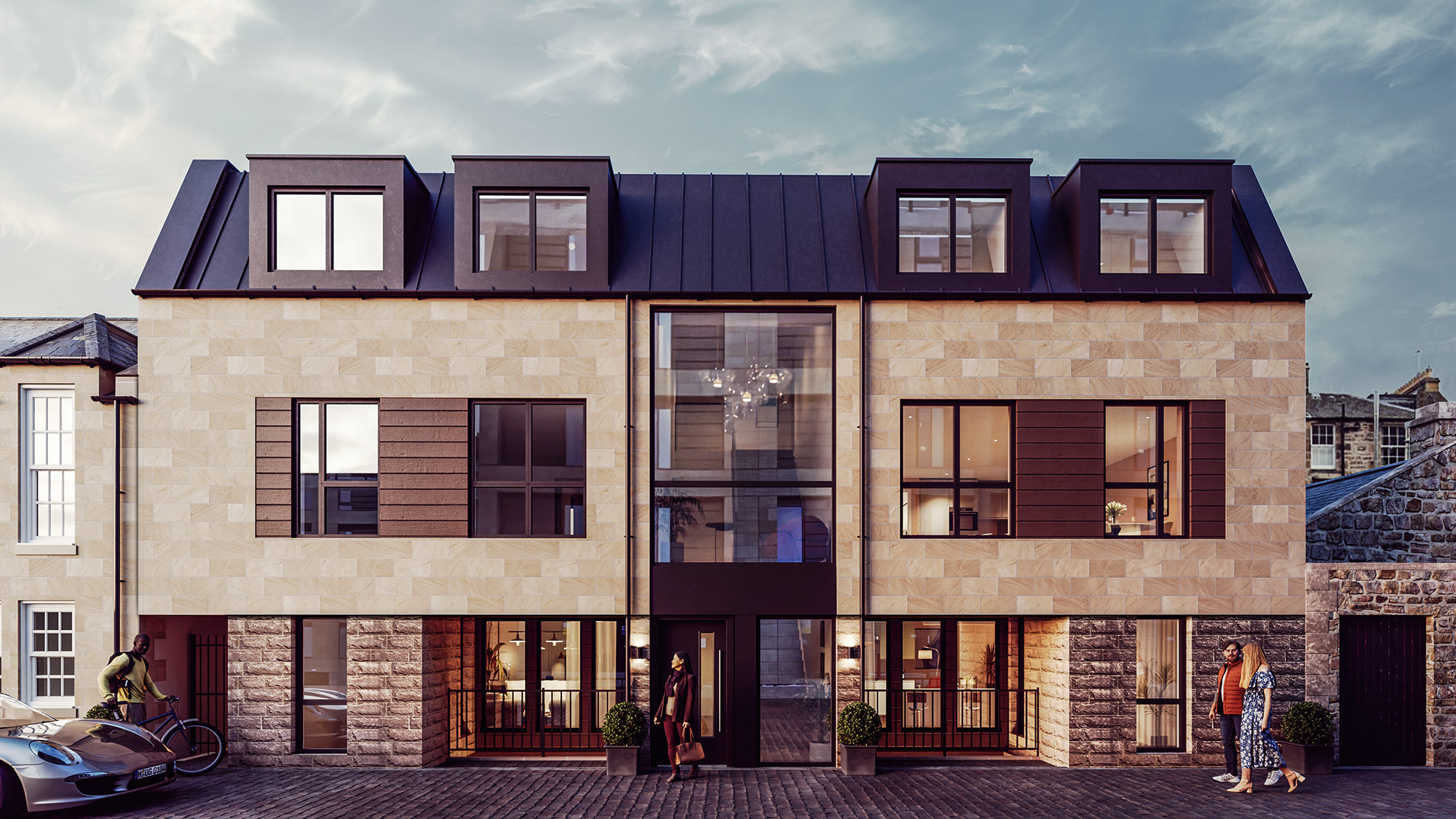 11-13 York Lane Edinburgh front elevation view