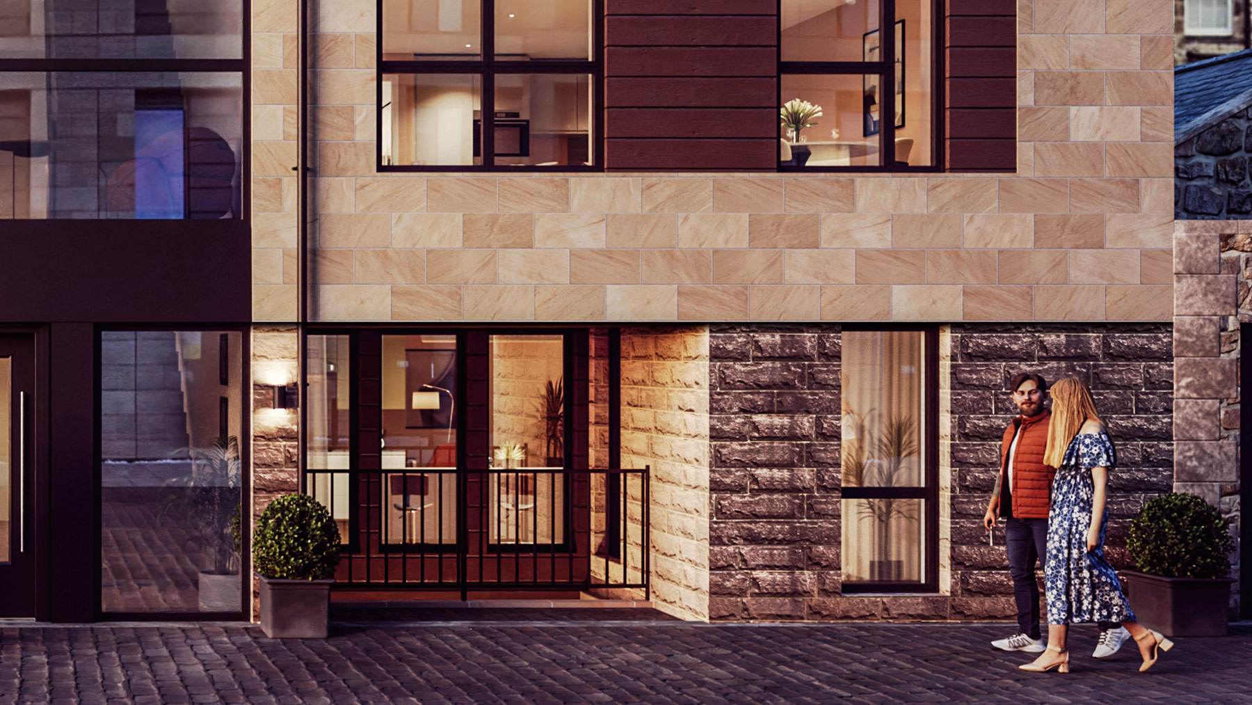 11-13 York Lane Edinburgh apartment 3 front elevation view